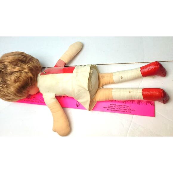 Vintage 13" Mattel Cheering OU Cheerleader Doll - Picture 6 of 7